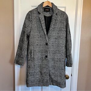 Ambiance Outerwear Plaid Women’s long coat